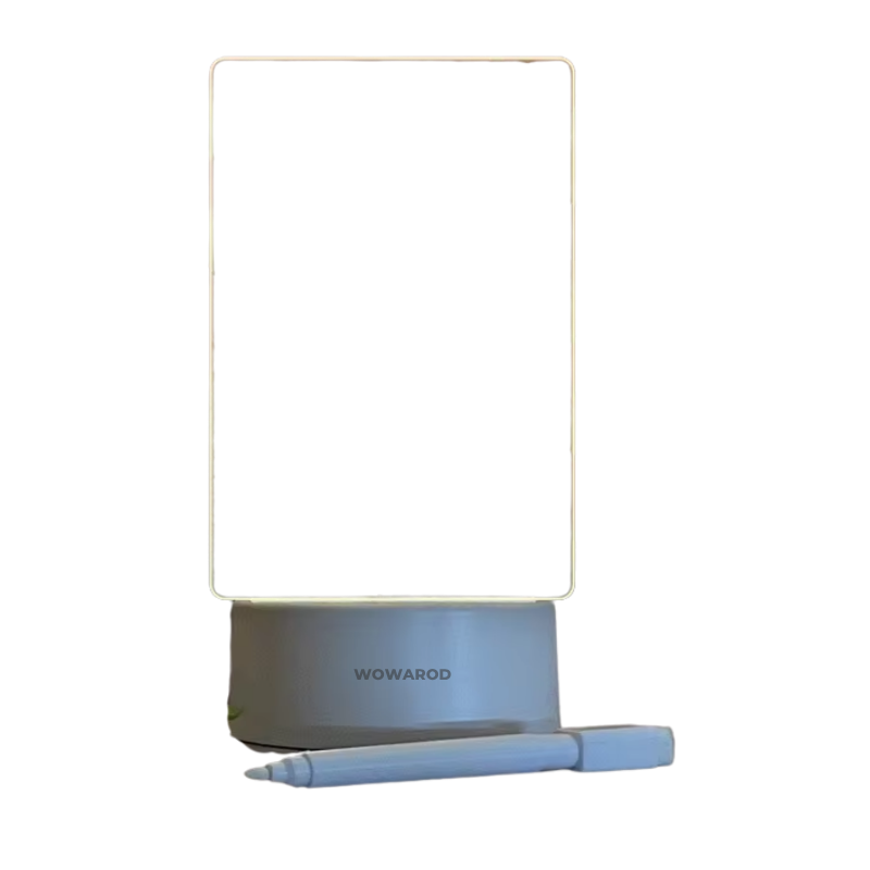Lámpara LED Lumina con base blanca y bolígrafo incluido | Lumina LED Lamp with white base and pen included