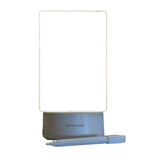 Lámpara LED Lumina con base blanca y bolígrafo incluido | Lumina LED Lamp with white base and pen included